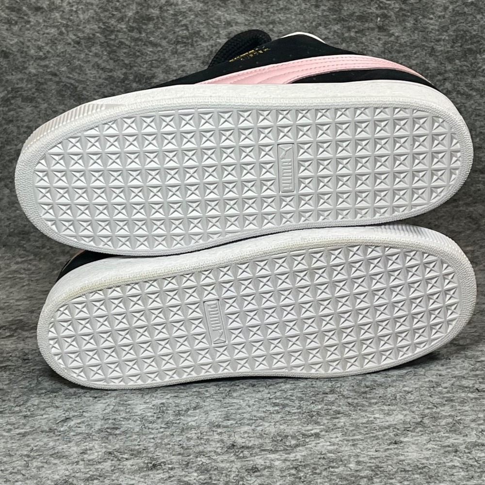 Puma Suede XL Sneakers Womens 9 Black Pink Low Top Skater Retro Y2K Streetwear - Picture 9 of 12